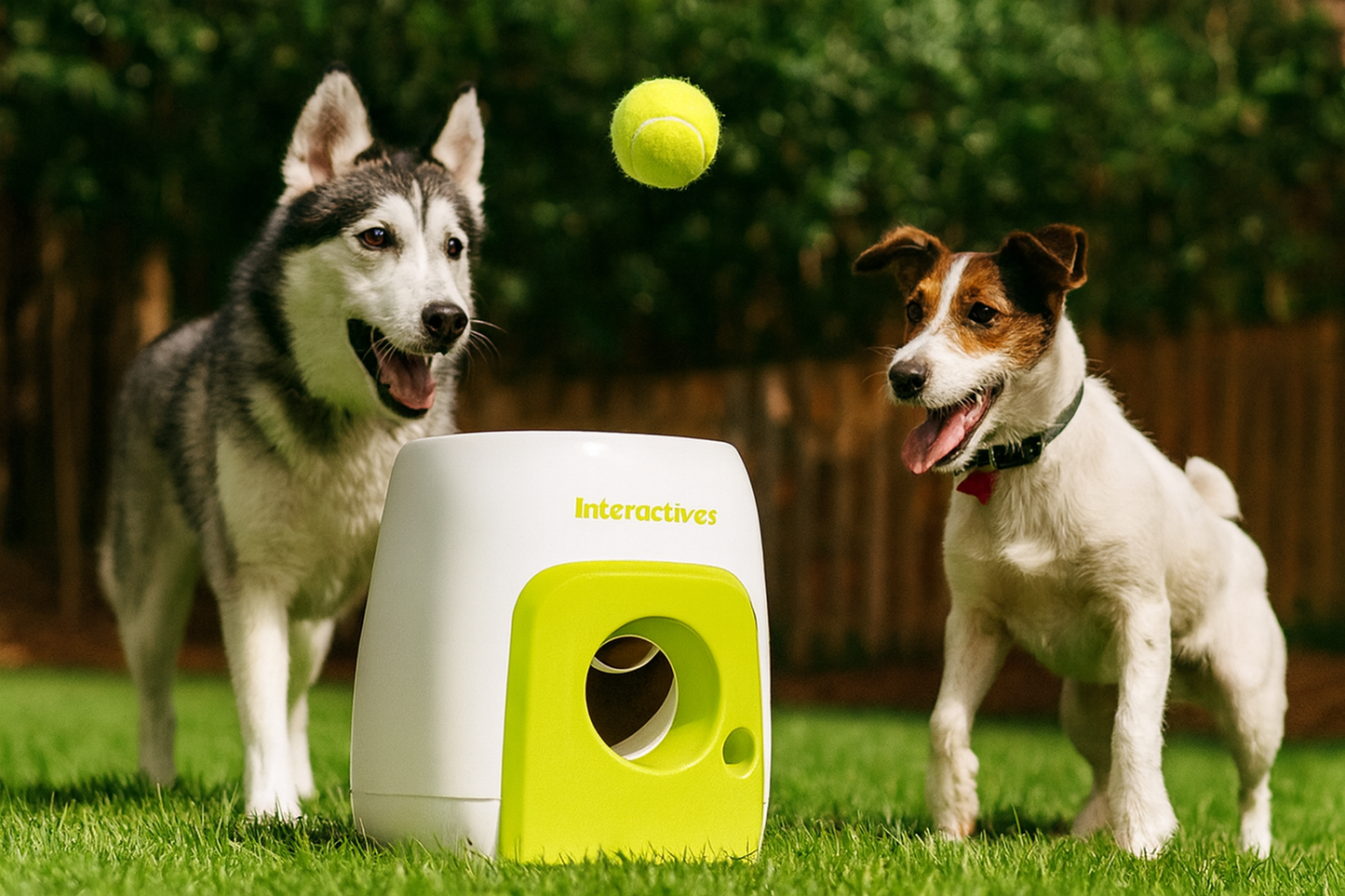 Lanza pelotas + dispensador de premios automático