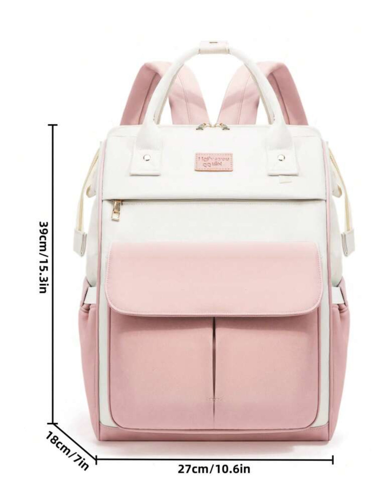Mochila pañalera Pinky