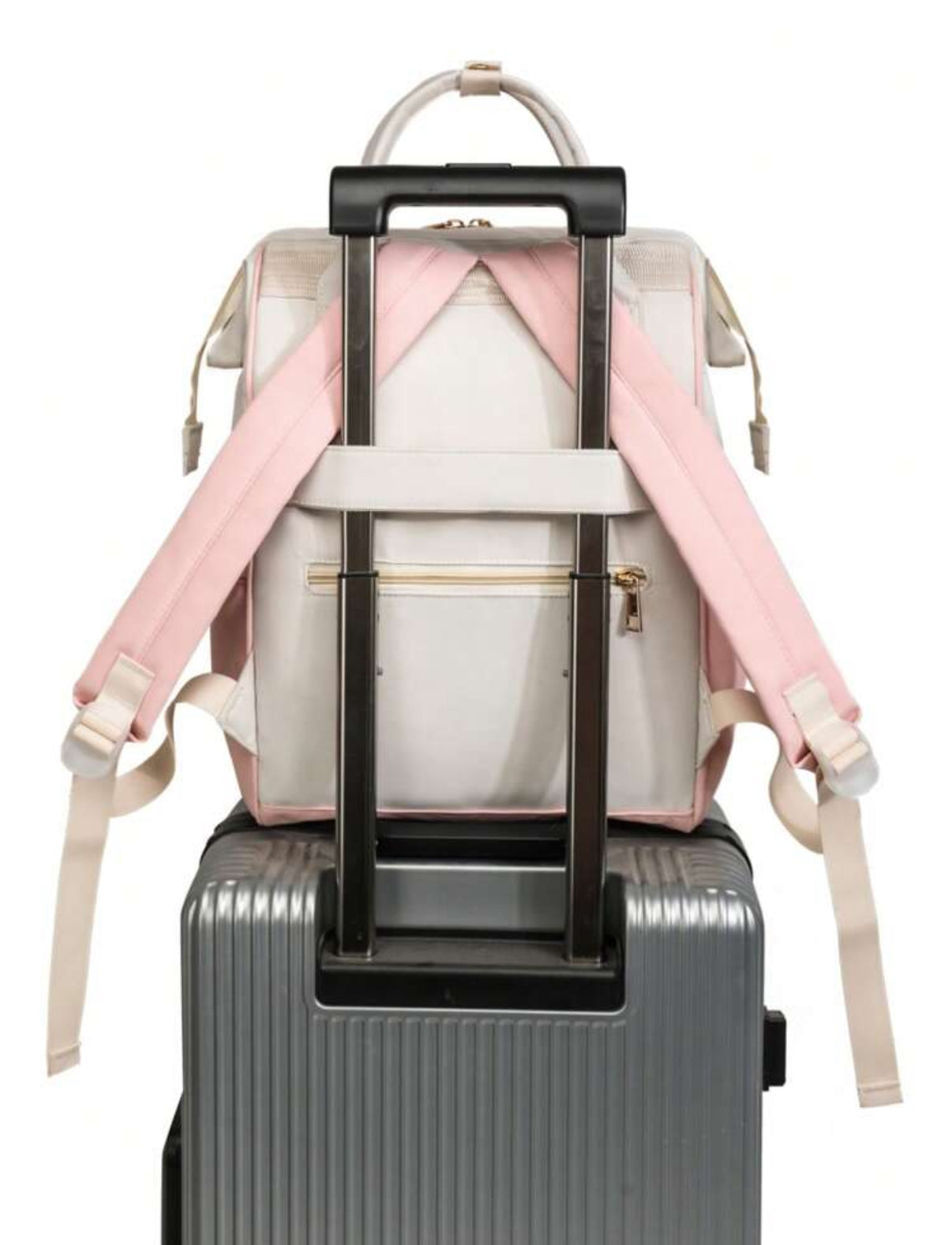 Mochila pañalera Pinky