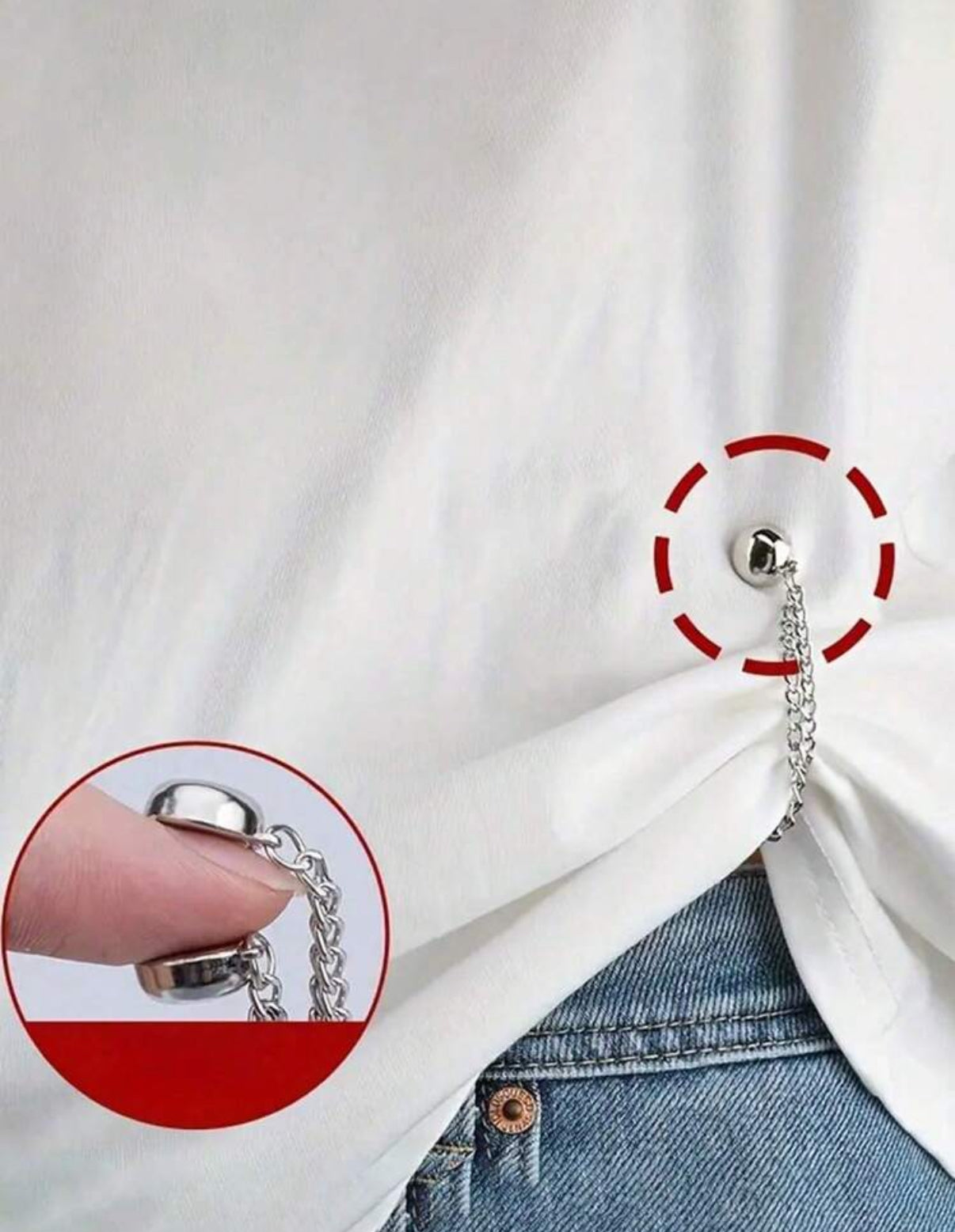 Sujetador Magnético para Ropa (Pack 3)