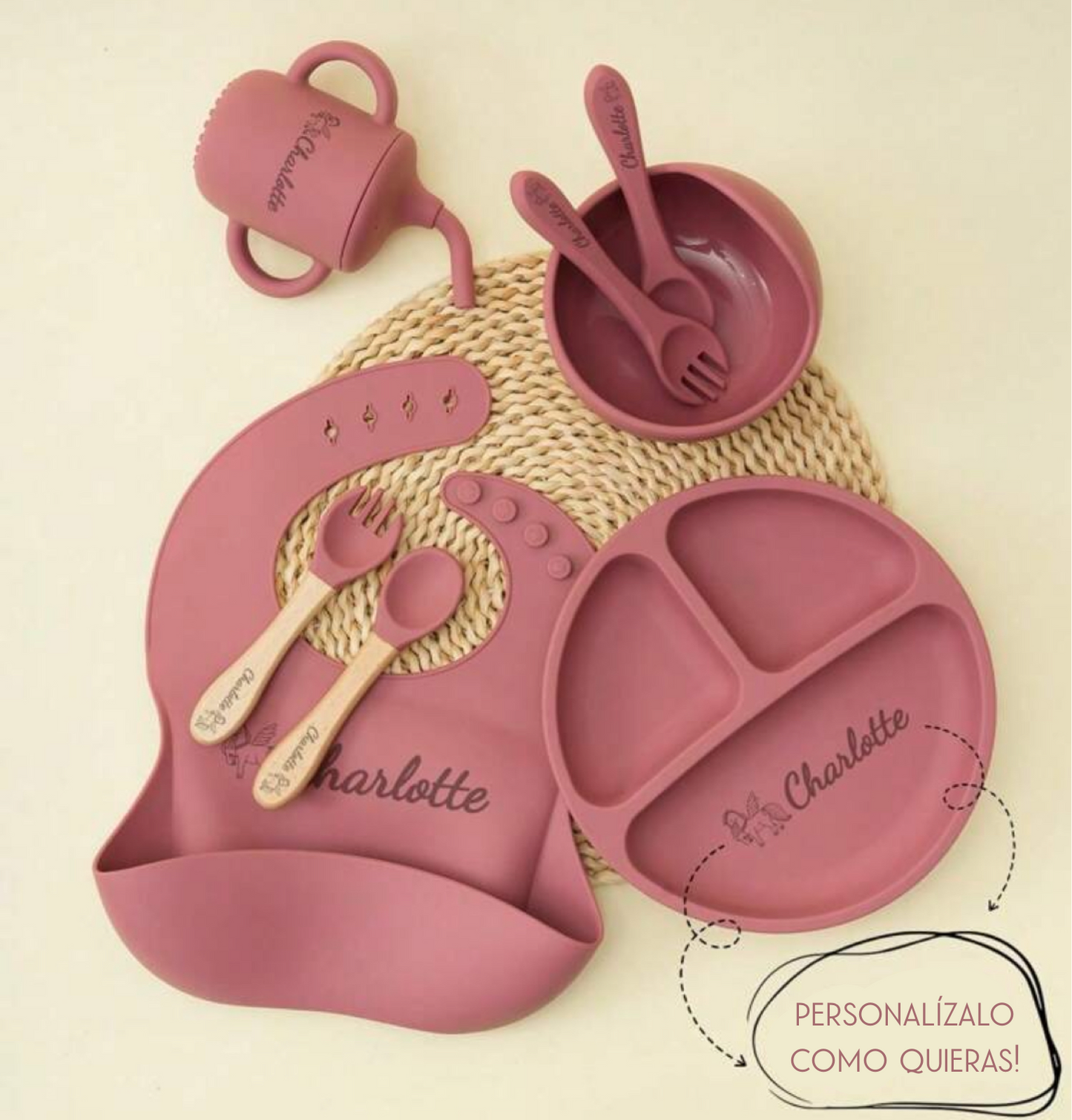 Set de alimentación 8 piezas personalizable