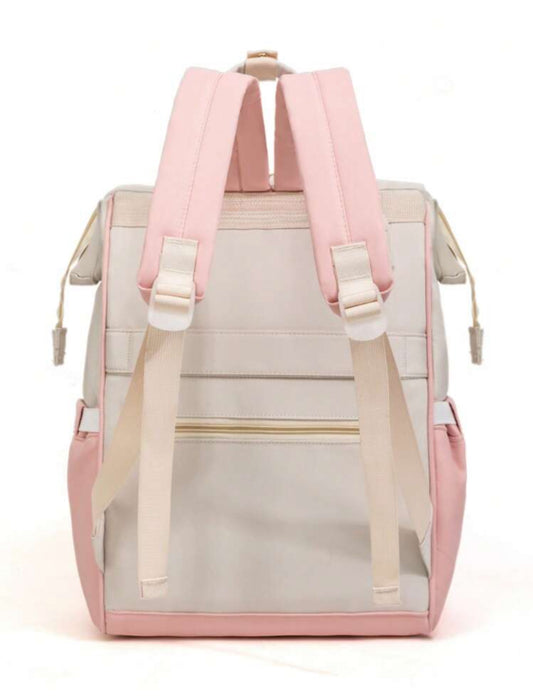 Mochila pañalera Pinky