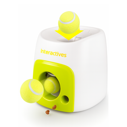 Lanza pelotas + dispensador de premios automático